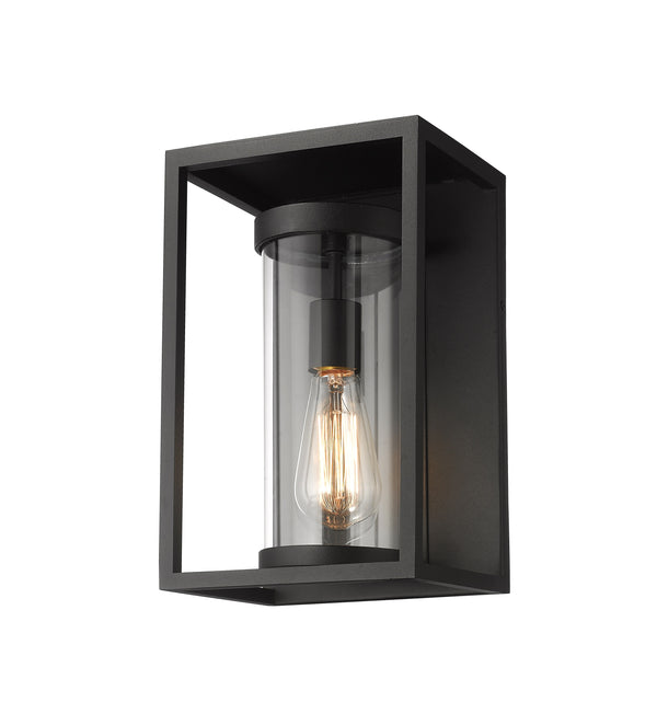 Dunbroch 1 Light Outdoor Wall Sconce in Black Finish
