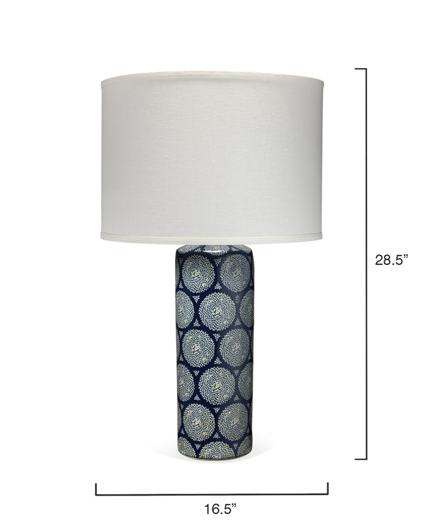 Neva Ceramic Table Lamp with Linen Shade