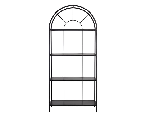 ALCOVE BOOKCASE - BLACK