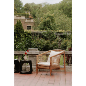 Moe's Kuna Outdoor Lounge Chair in White