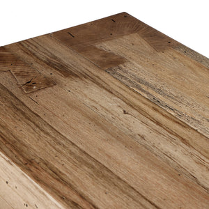 Abaso Accent Bench in Rustic Wormwood Oak
