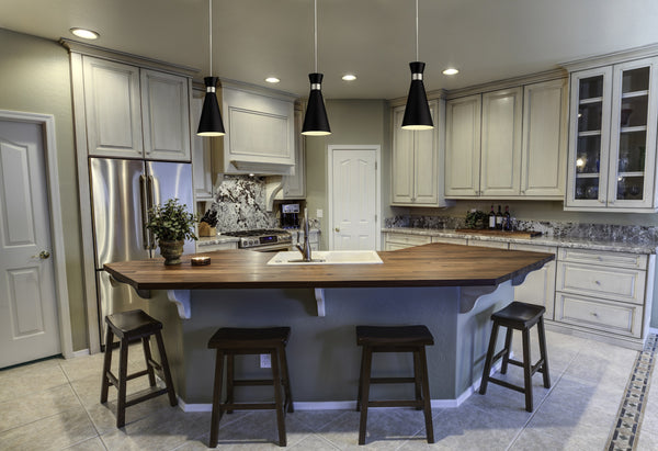 Soriano 1 Light Pendant in Matte Black + Brushed Nickel Finish