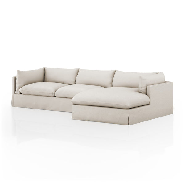 Habitat Slipcover 2-Piece Sectional - Valley Nimbus