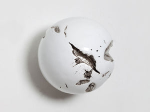 Cast Root Wall Ball, Resin, White, MD