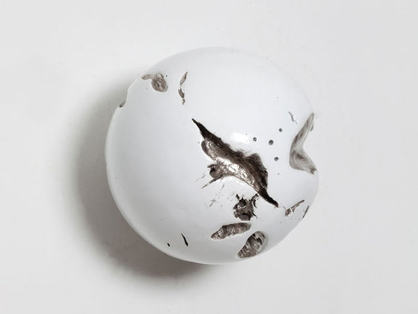 Cast Root Wall Ball, Resin, White, MD