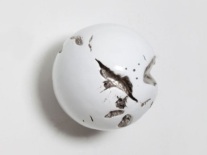 Cast Root Wall Ball, Resin, White, MD