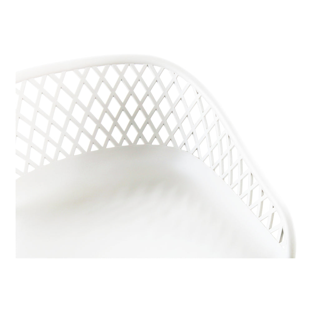 Piazza White Outdoor Barstool Set of 2