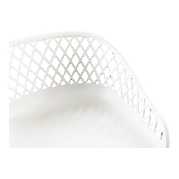 Piazza White Outdoor Barstool Set of 2