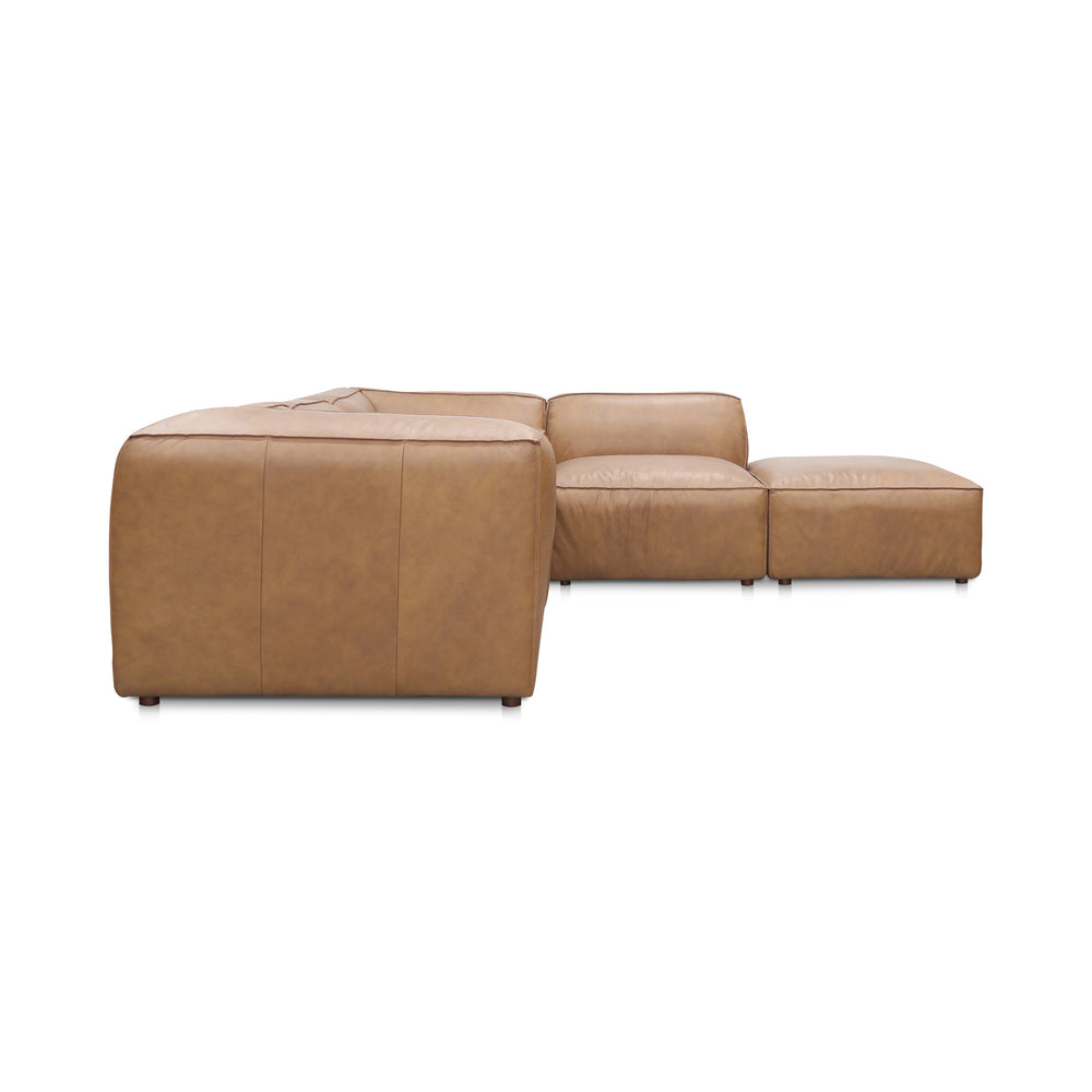 Form Dream Modular Sectional in Sonoran Tan Leather