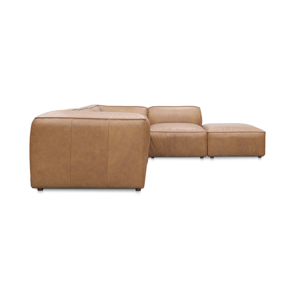 Form Dream Modular Sectional in Sonoran Tan Leather
