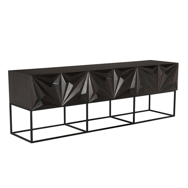 Zurich Console in Ebony, XL