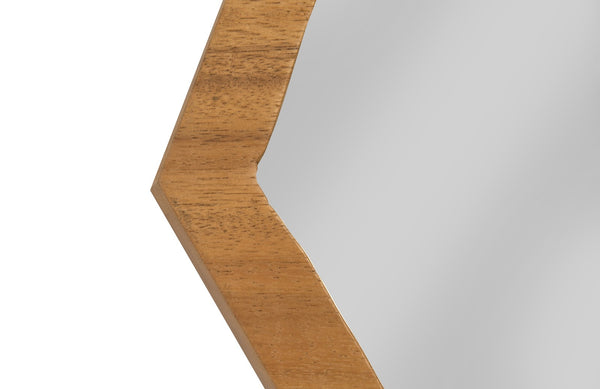Diamond Chamcha Wood Mirror, MD, Natural