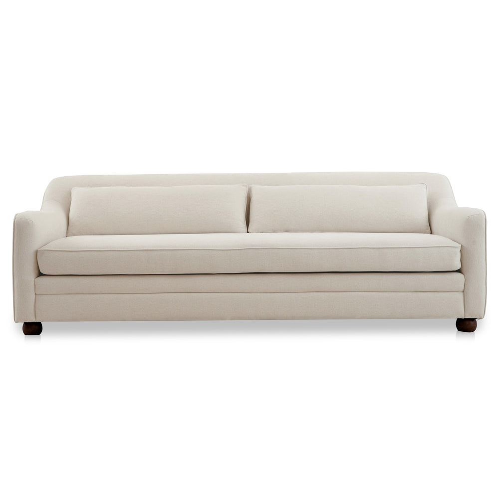 Moe's Amira Sofa in Oat Beige - Polyester Upholstery
