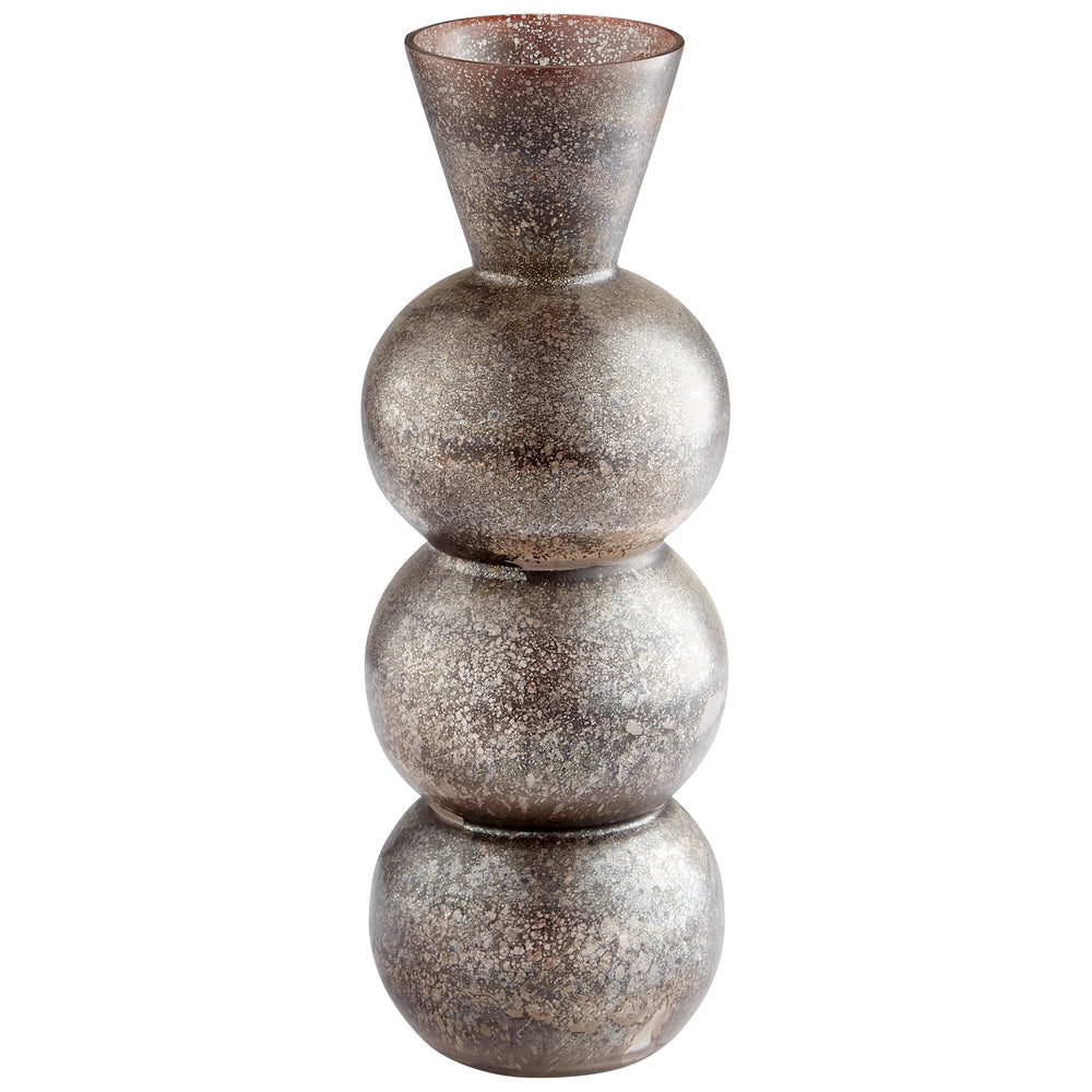 Ravine Vase in Zinc