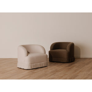 Moe's Maren Swivel Chair in Beige