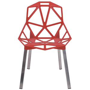 ANKST PAINTED IRON CHAIR - RED