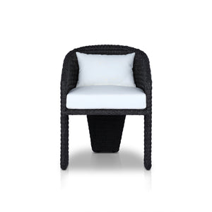 Fae Outdoor Dining Chair in Vintage Coal