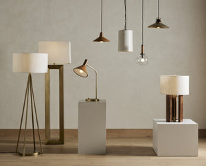 Novak Pendant In Antique Brass