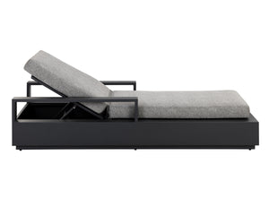 TAVIRA LOUNGER - CHARCOAL - LANIKAI SALT AND PEPPER