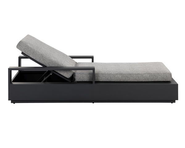 TAVIRA LOUNGER - CHARCOAL - LANIKAI SALT AND PEPPER