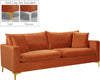 Lucy Sofa In Cognac Velvet