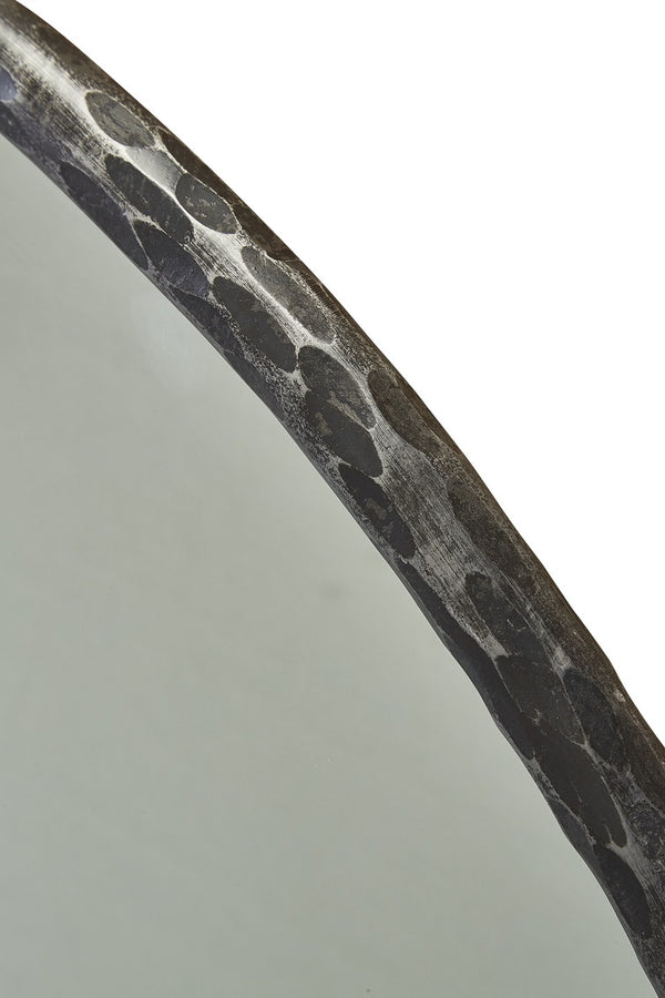 Metal Edge Round Mirror
