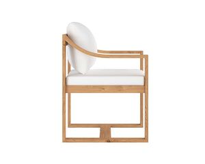 TAHITI DINING ARMCHAIR - STINSON WHITE