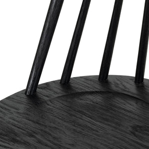 Lewis Dining Bench - Black Oak