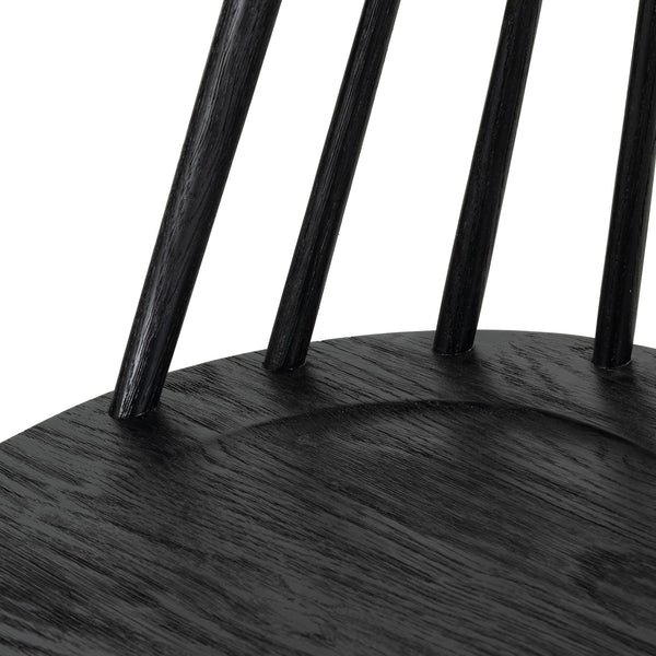 Lewis Dining Bench - Black Oak