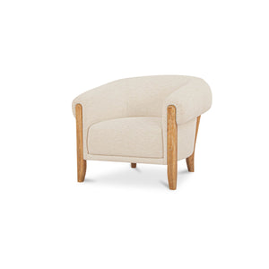 Jones Accent Chair with Rubber Wood Legs
