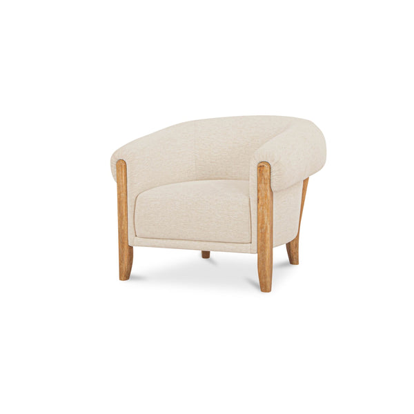 Jones Accent Chair with Rubber Wood Legs