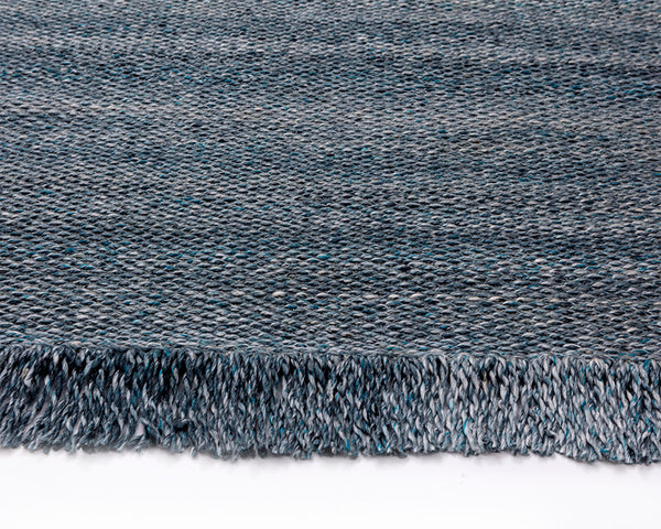 LINDAU HAND-WOVEN RUG - TEAL - 9' X 12'