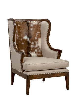 Dark Billings Wing Chair