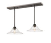 Annora 2 Light Island/Billiard in Olde Bronze Finish