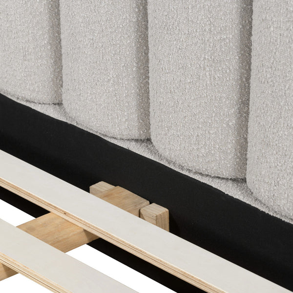 Emma Queen Bed - Knoll Sand