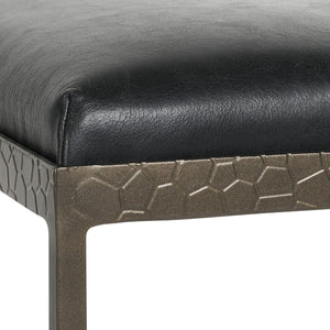 Bose Leather Counter Stool - Onyx Black