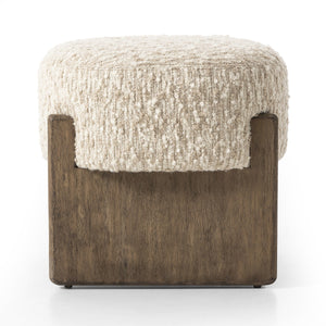 Kirby Accent Stool - Solema Cream