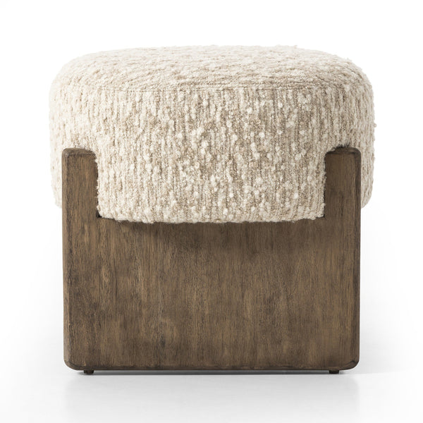 Kirby Accent Stool - Solema Cream