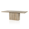 Kelby Dining Table - Light Wash Mango