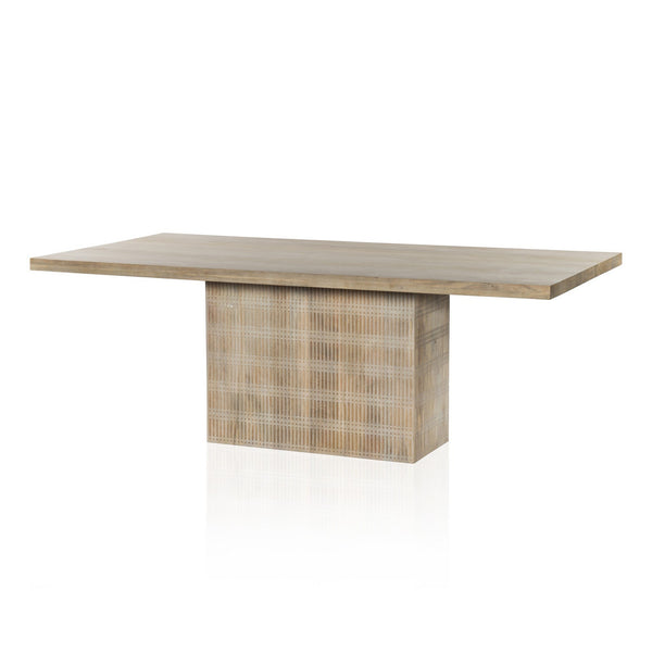 Kelby Dining Table - Light Wash Mango