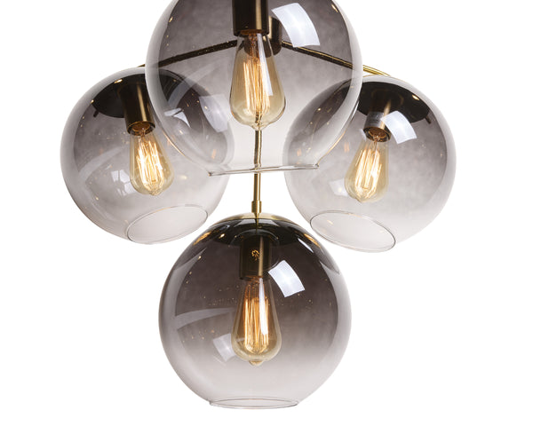 KAMARA CHANDELIER - BRASS