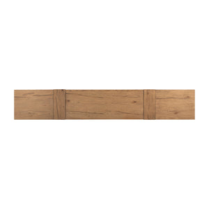 Fisher Media Console in Rustic Amber Oak