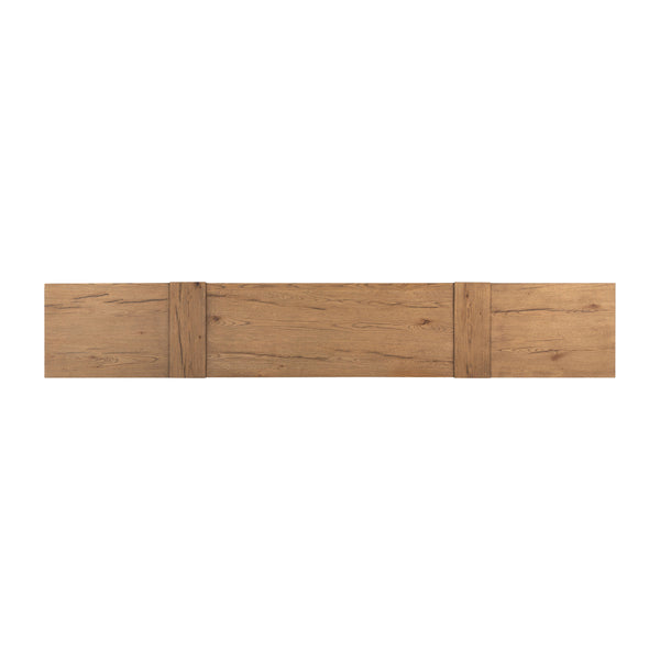 Fisher Media Console in Rustic Amber Oak