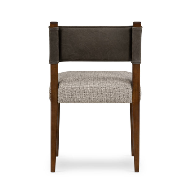 Ferris Dining Chair In Nubuck Charcoal