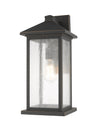 Portland 1 Light Outdoor Wall Sconce in Oil Rubbed Bronze Finish