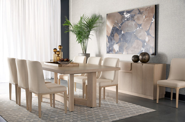 ELISA DINING CHAIR - LIGHT OAK - MAINZ CREAM