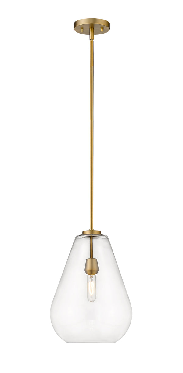 Ayra 1 Light Pendant in Olde Brass Finish
