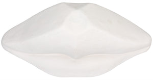 Lips, White Fiber Cement