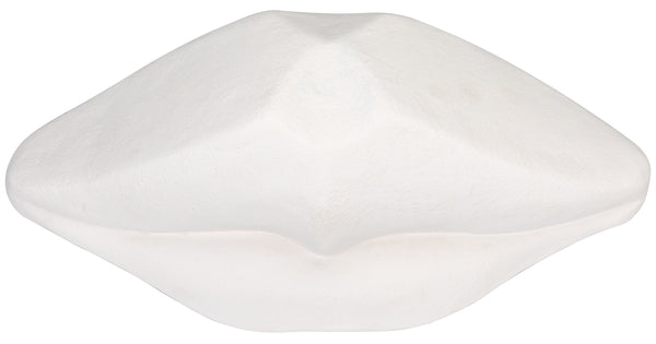 Lips, White Fiber Cement