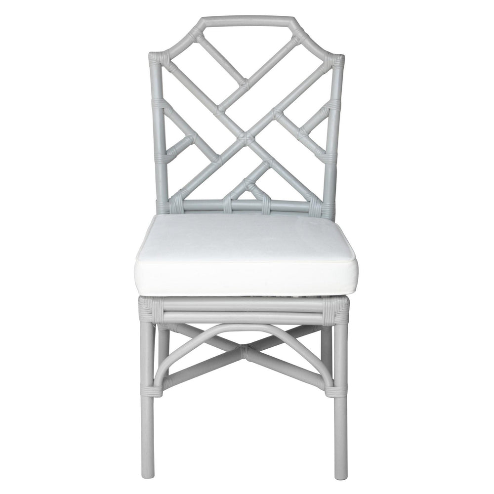Kara Rattan Chair In Gray